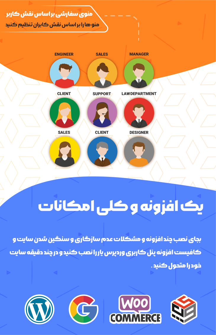 افزونه پنل کاربری وردپرس